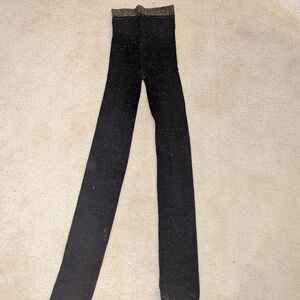 Shimmer Gold Footless Tights